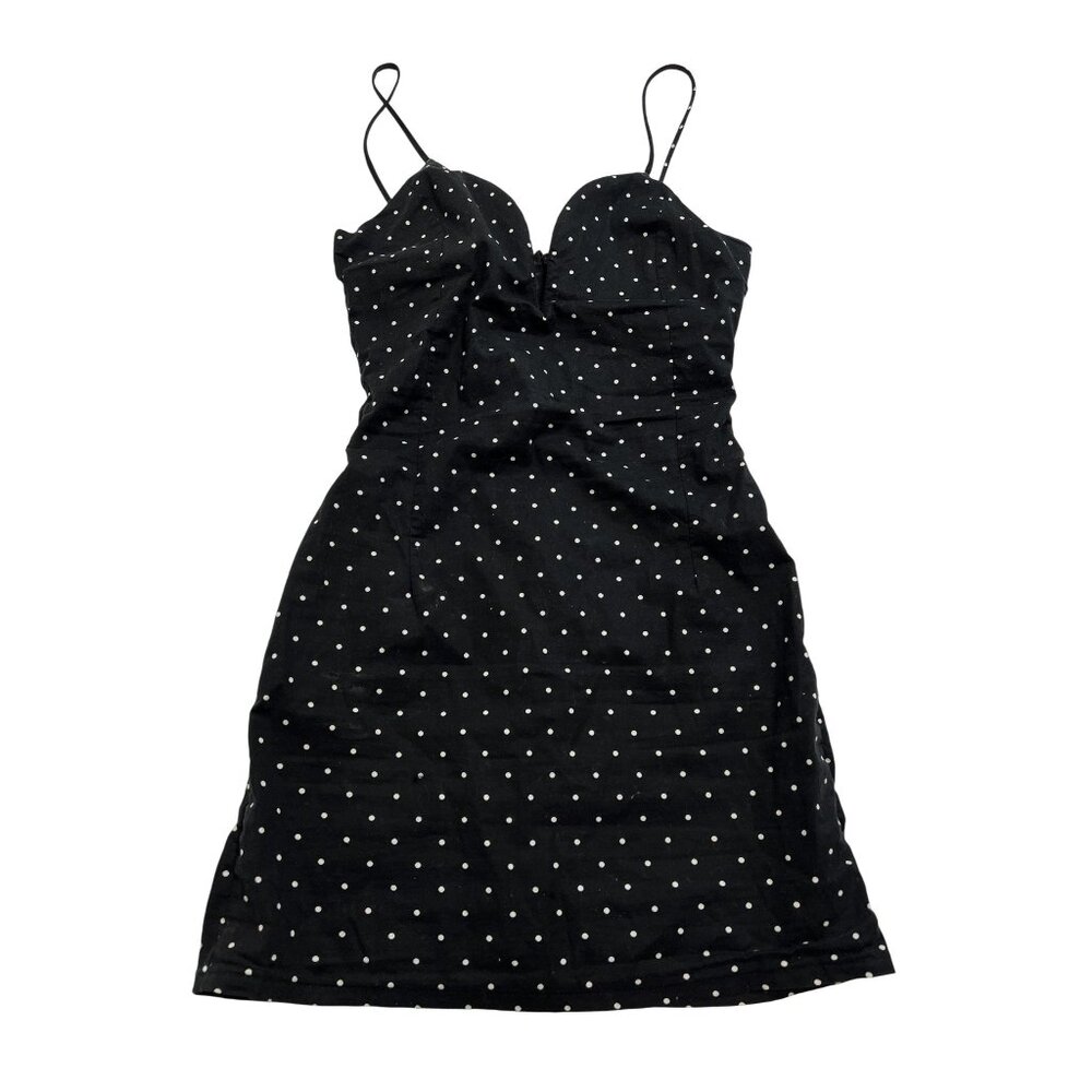 Cefian USA Polka Dot Dress in Black White